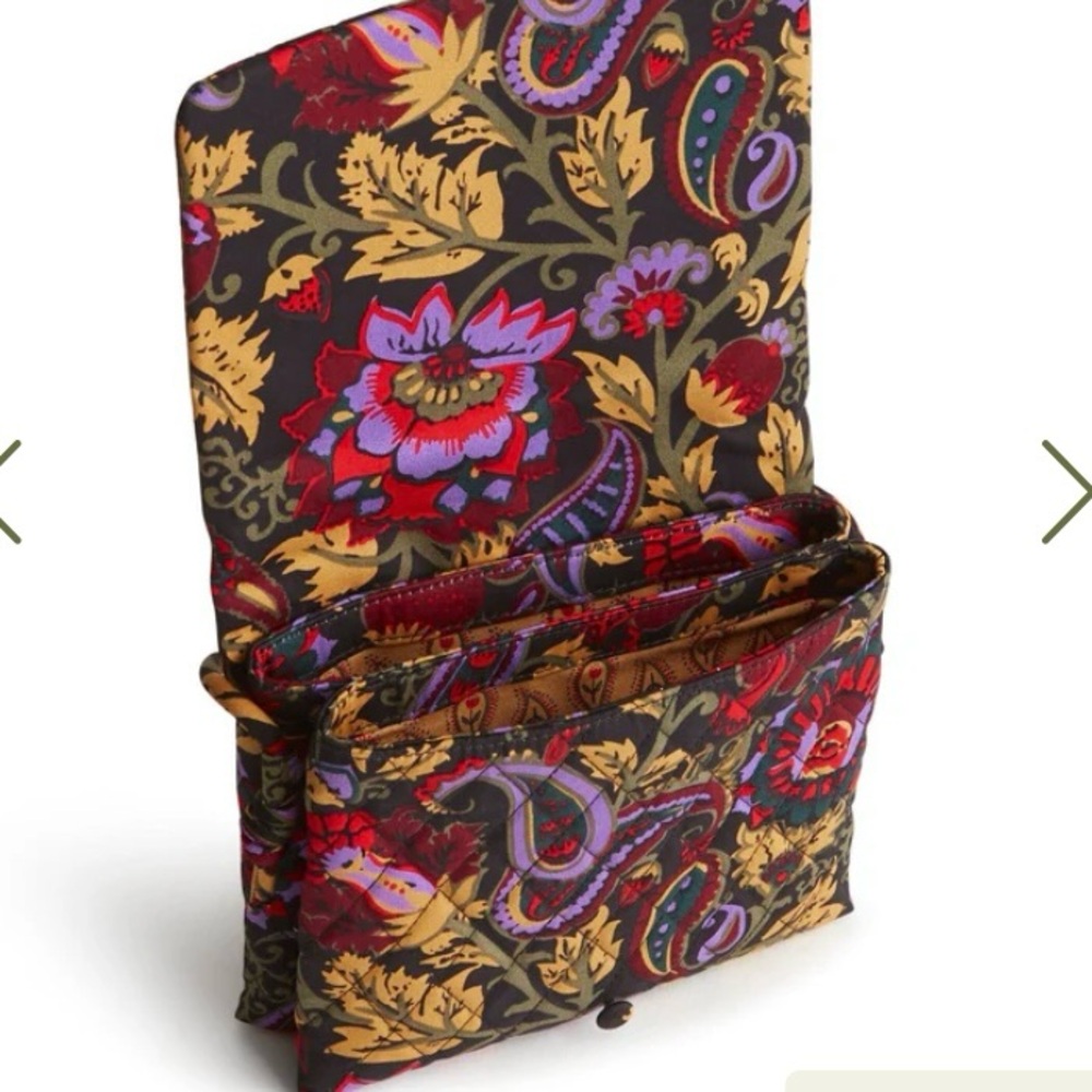 NWT Adorable Vera Bradley Baird Hipster. Midnight Garden Paisley fabric. Cotton. - Picture 4 of 8